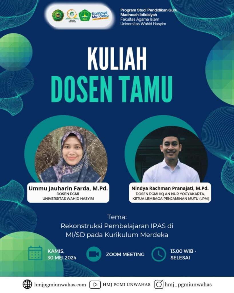 WhatsApp Image 2024 06 05 at 17.24.03 - Dosen Prodi PGMI Fakultas Tarbiyah IIQ An Nur Yogyakarta menjadi Dosen Tamu di Universitas Wahid Hasyim Semarang