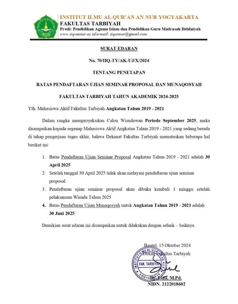 WhatsApp Image 2025 02 04 at 16.38.39 - Batas Pendaftaran Ujian Sempro dan Munaqosyah Wisuda 2025