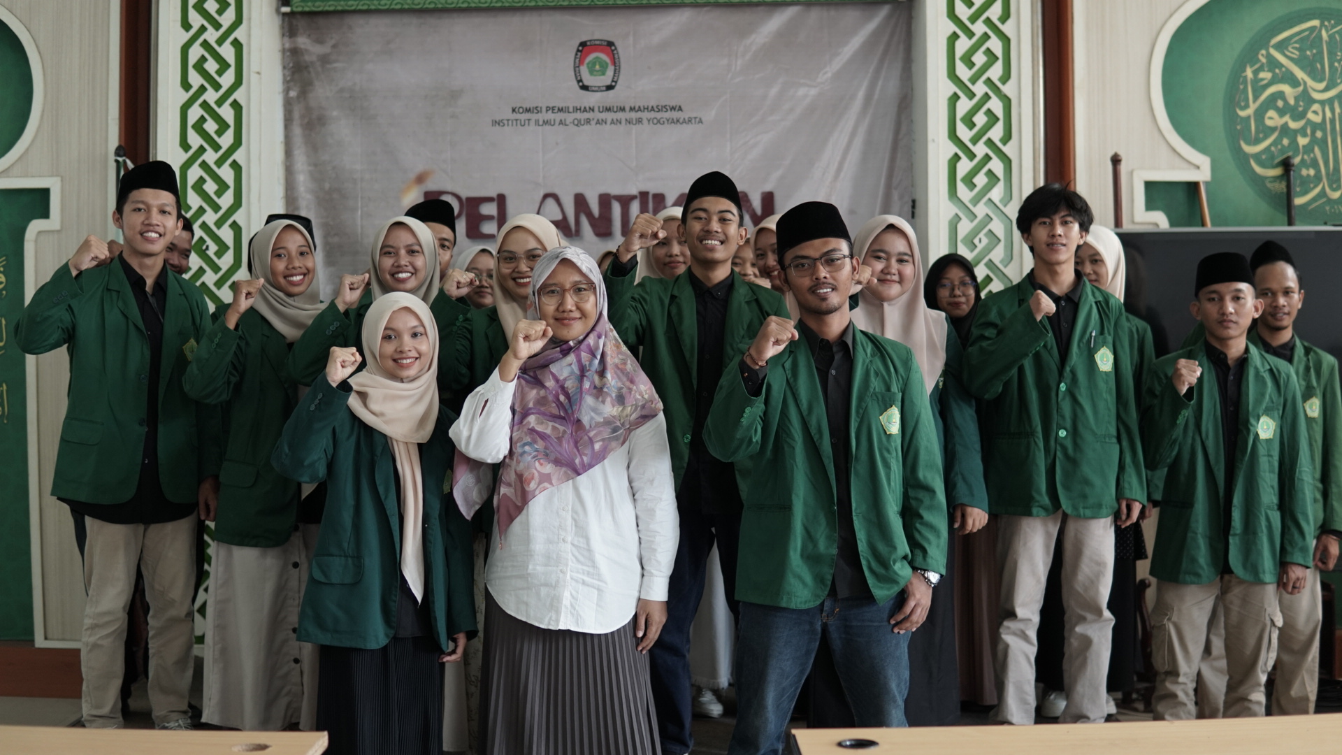 PELANTIKAN PENGURUS DEMA INSTITUT DAN DEMA FAKULTAS IIQ AN NUR YOGYAKARTA PERIODE 2025