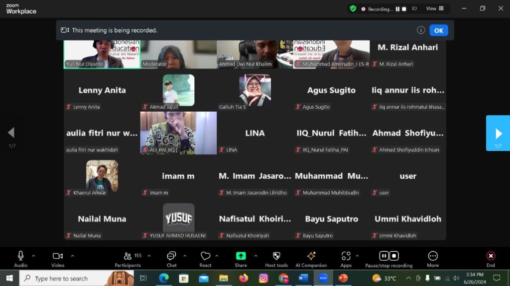 WhatsApp Image 2025 11 04 at 18.45.12 - PGMI IIQ An Nur Yogyakarta Sosialisasikan Visi Keilmuan dan Tujuan Program Studi kepada Alumni dan Mitra Pendidikan