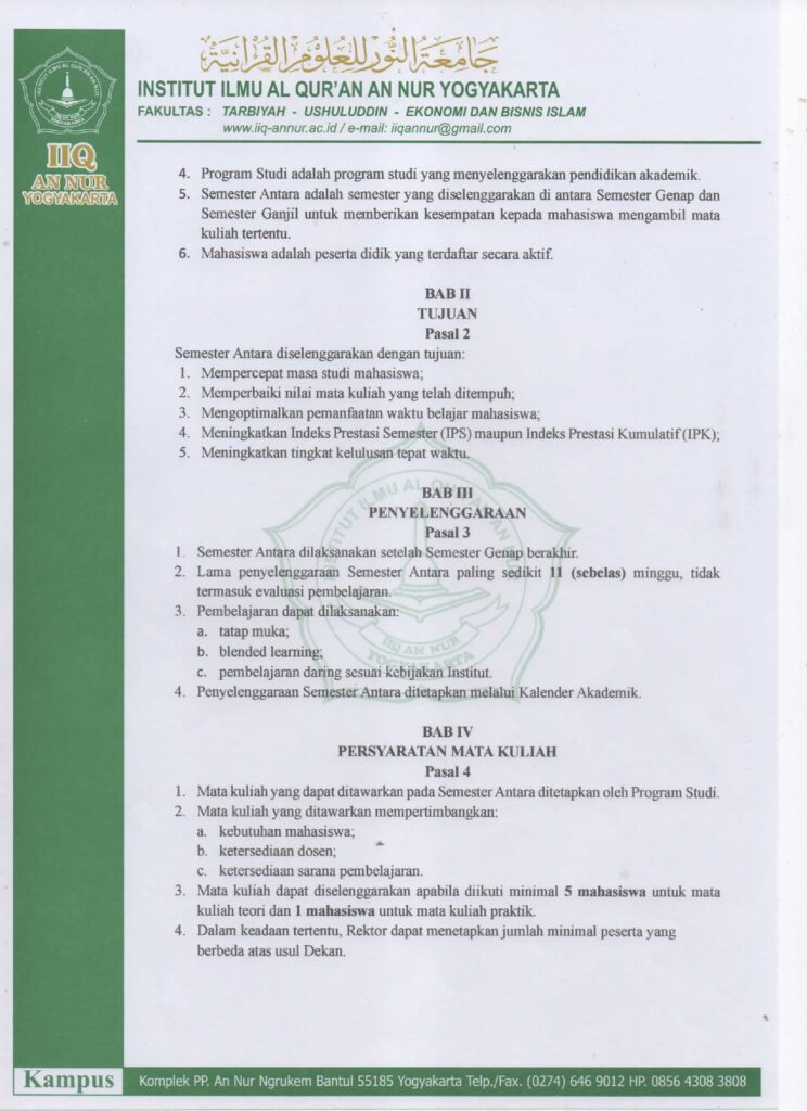 Peraturan Rektor No 002 Tahun 2026 Pelaksanaan Semester Pendek page 0002 - Peraturan Rektor No 002 Tahun 2026 Pelaksanaan Semester Pendek