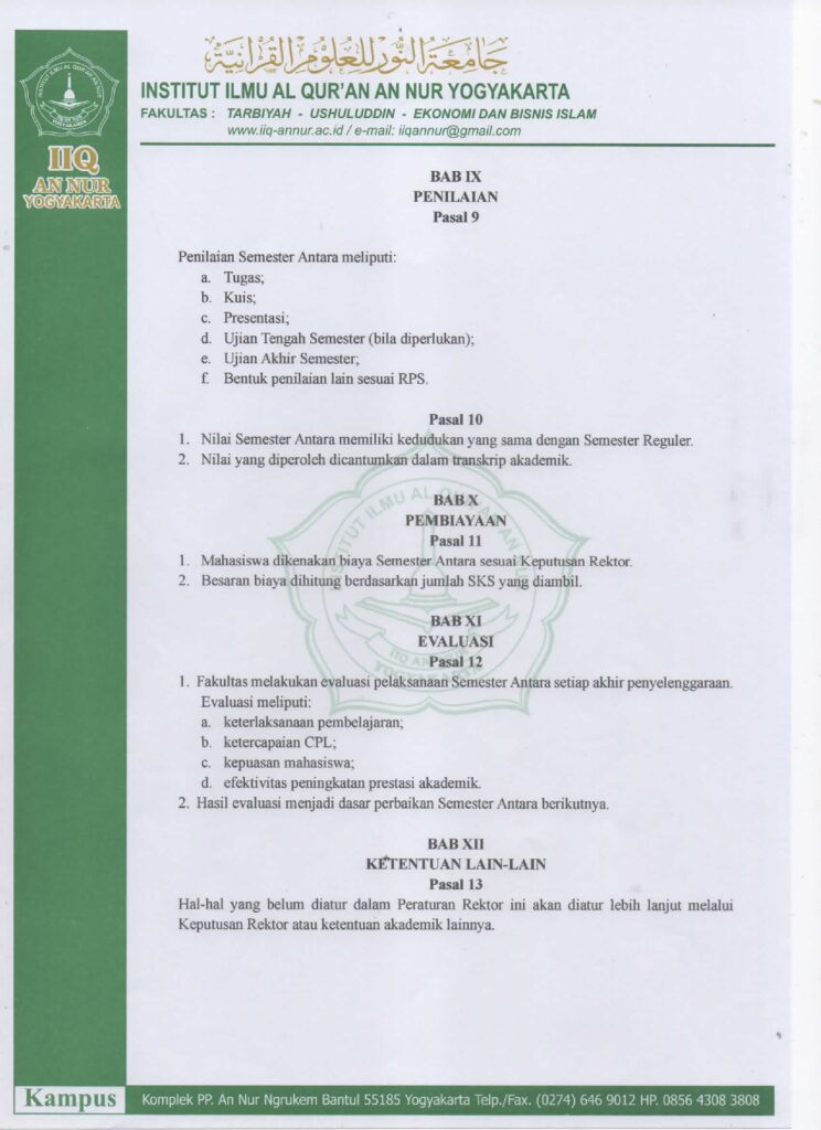 Peraturan Rektor No 002 Tahun 2026 Pelaksanaan Semester Pendek page 0004 - Peraturan Rektor No 002 Tahun 2026 Pelaksanaan Semester Pendek